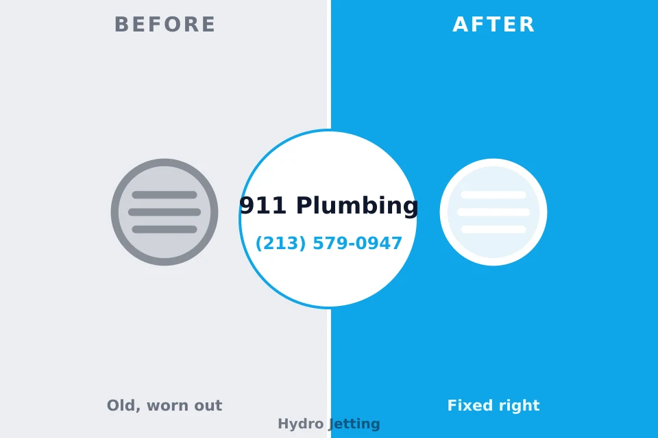 Before and after: plumbing company Amelia, LA